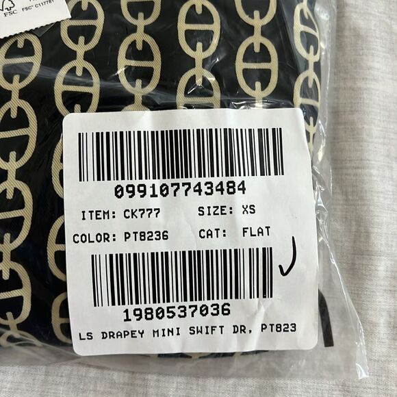 J. Crew shirtdress in chain print Size XS - Picture 4 of 10